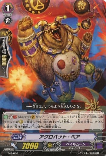 [PR] MB/040 アクロバット・ベア