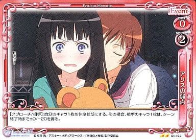 [UC] 01-103 アリスの弱点
