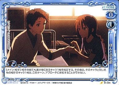 [C] 01-095 ほんとの名前