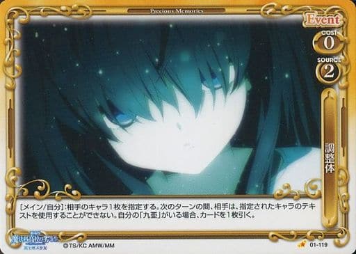 [C] 01-119 調整体