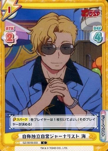 [C] GZ/001B-033 自称独立自営ジャーナリスト 海