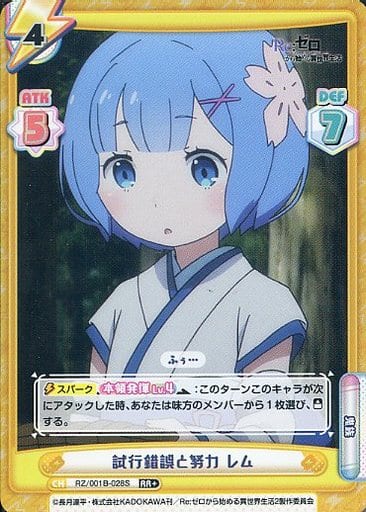 [RR+] RZ/001B-028S 試行錯誤と努力 レム