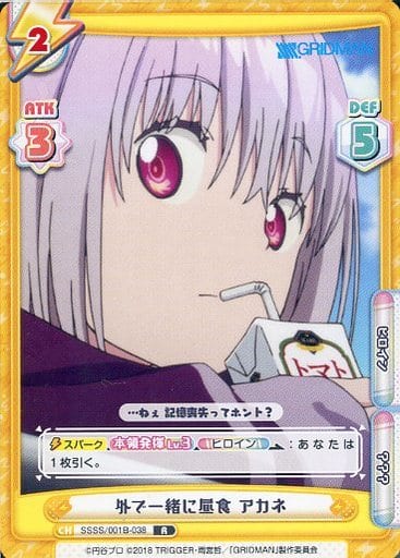 [R] SSSS/001B-038 外で一緒に昼食 アカネ