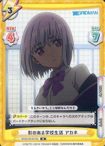 [R] SSSS/001B-040 影のある学校生活 アカネ