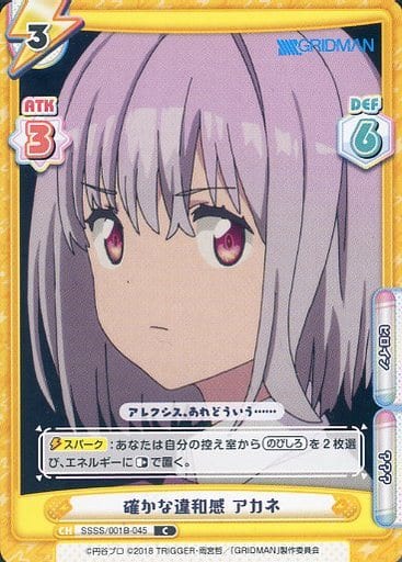 [C] SSSS/001B-045 確かな違和感 アカネ