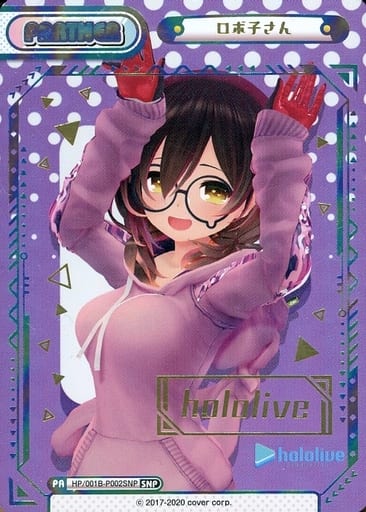 [SNP] HP/001B-P002SNP ロボ子さん(箔押し入り/hololiveロゴ)