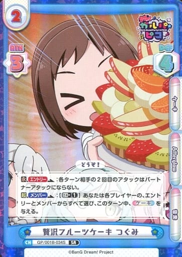 [SR] GP/001B-034S 贅沢フルーツケーキ つぐみ