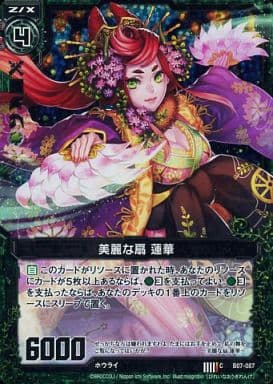 [CH] B07-087 美麗な扇 蓮華(ホロ)