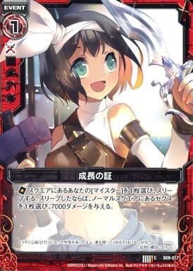 [C] B09-017 成長の証
