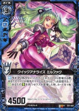 [R] B11-022 クイックアナライズ ミルファク