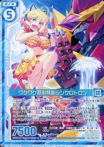 [N] B25-031 ワクワク忍術特訓シンクロトロン...