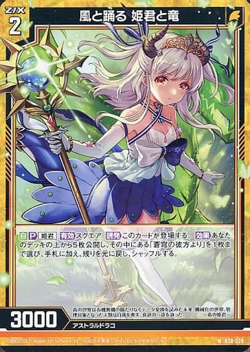 [N] B38-028 風と踊る 姫君と竜