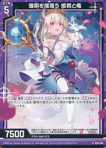 [R] B39-040 薄明を揺蕩う 姫君と竜