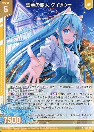 [N] B39-025 雪華の恋人 ケィツゥー(エンジョ...