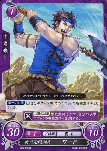 [N] B05-020 向こう見ずな傭兵 ワード