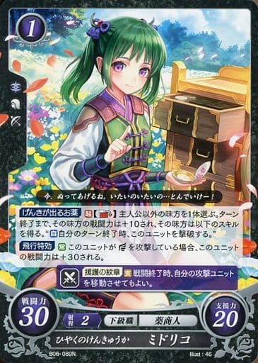 [N] B06-089 ひやくのけんきゅうか ミドリコ