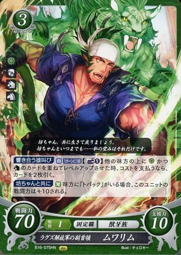 [HN] B16-075 ラグズ解放軍の副首領 ムワリム