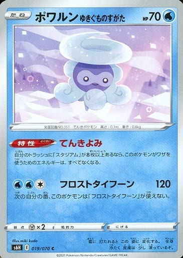 [C] 019/070 ポワルン ゆきぐものすがた