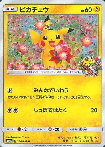 [PROMO] 224/SM-P ピカチュウ