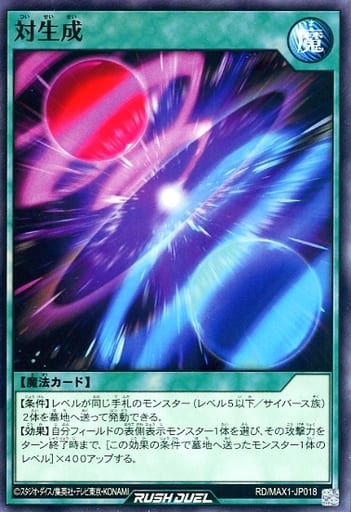 [N] RD/MAX1-JP018 対生成
