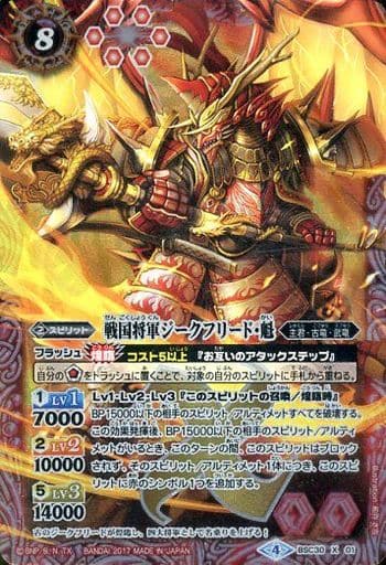 [X] BSC30-X01 戦国将軍ジークフリード・魁