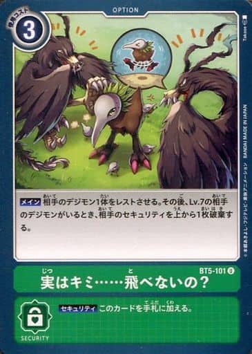 [U] BT5-101 実はキミ……飛べないの？