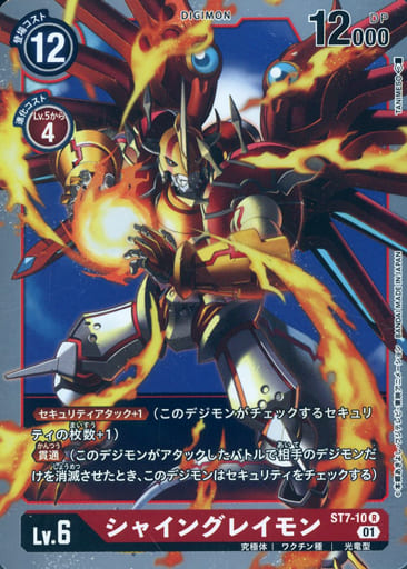[R] ST7-10 シャイングレイモン