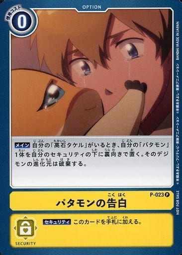 [P] P-023 パタモンの告白