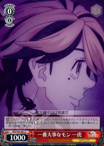 [C] TRV/S92-061 一番大事なモン 一虎