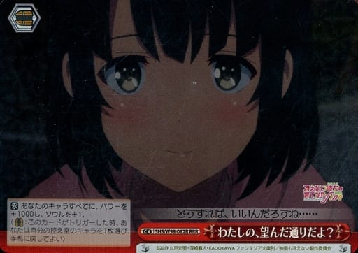 [RRR] SHS/W98-082R わたしの、望んだ通りだよ?