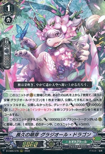 [RRR] D-VS06/078 長久の萌芽 グラジオール・ドラゴン