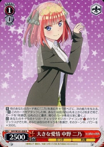 [R] 5HY/W101-058 大きな愛情 中野 二乃