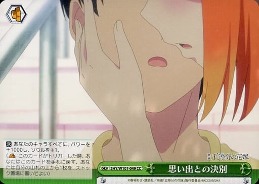 [CC] 5HY/W101-049 思い出との決別