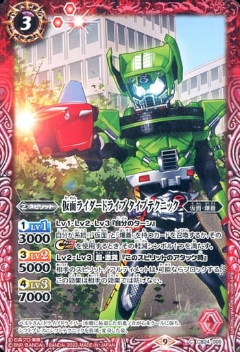[C] CB24-005 仮面ライダードライブ タイプテ...