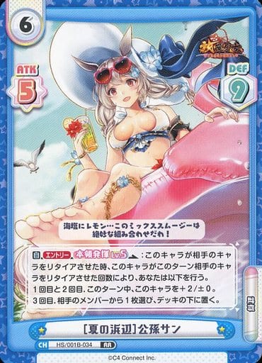 [RR] HS/001B-034 ［夏の浜辺］公孫サン