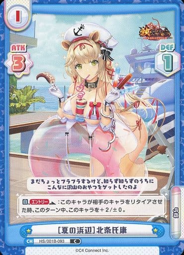 [C] HS/001B-093 ［夏の浜辺］北条氏康