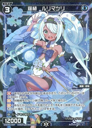 [P-C] WXDi-P11-069P 羅植 ルリマツリ