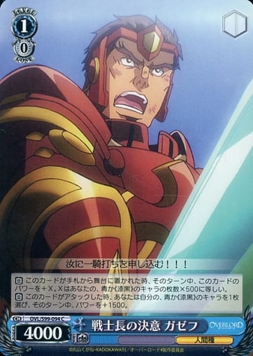 [C] OVL/S99-094 戦士長の決意 ガゼフ