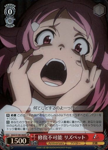 [SR] SAO/S100-064S 修復不可能 リズベット