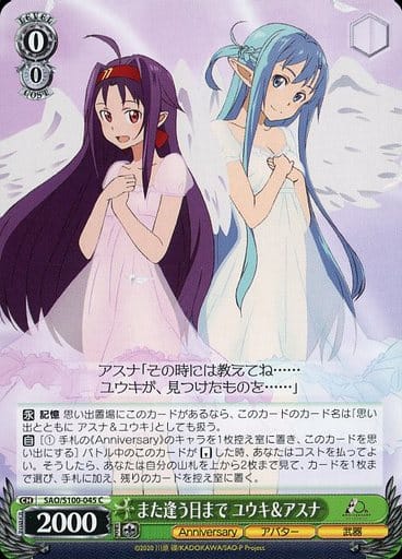 [C] SAO/S100-045 また逢う日まで ユウキ＆アスナ