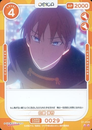 [N] 01-029 白銀 御行