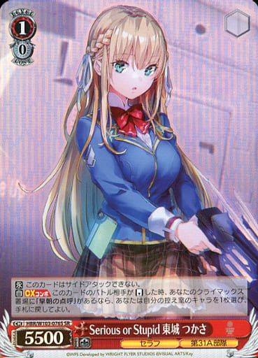 [SR] HBR/W103-076S Serious or Stupid 東城 つかさ
