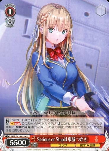 [C] HBR/W103-076 Serious or Stupid 東城 つかさ