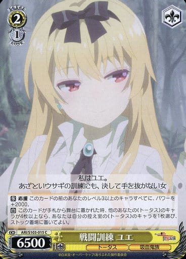[C] ARI/S103-015 戦闘訓練 ユエ