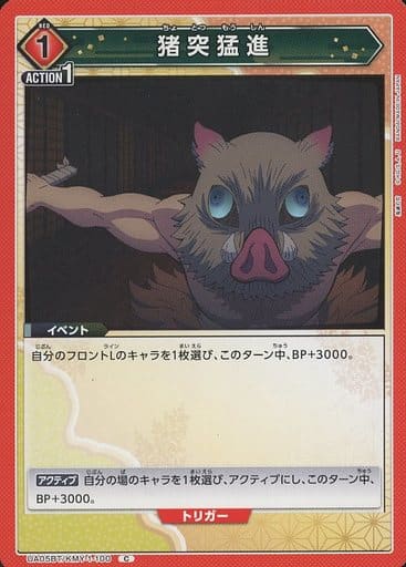 [C] UA05BT/KMY-1-100 猪突猛進